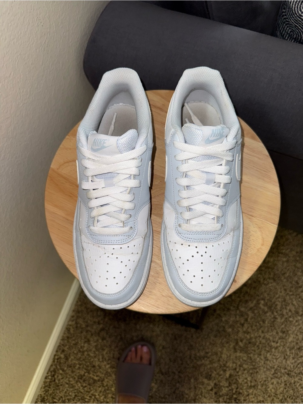 Nike Women’s Court Vision Low Sneakers - Picture 6 of 14